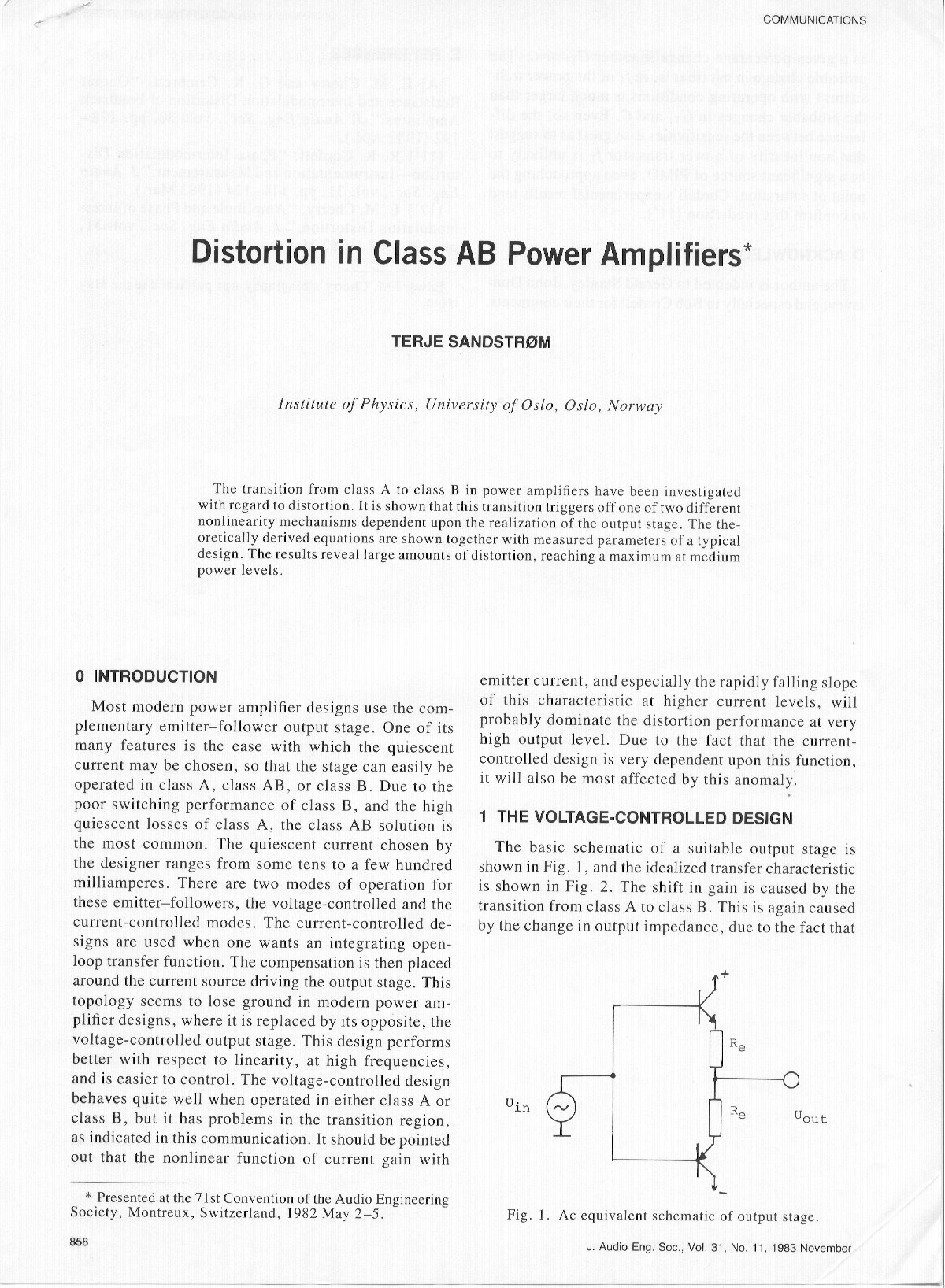 AES journal article on AB distortion, page 1