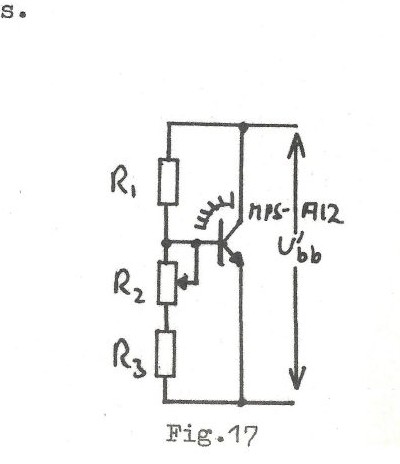 Fig. 17 — output stage bias circuit