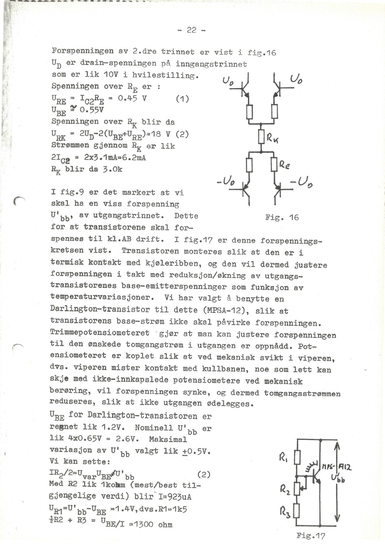 Side 22 — Fig. 16, Fig. 17