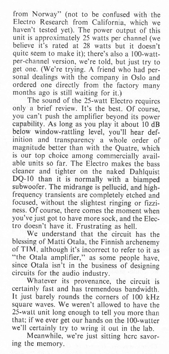 The Audio Critic 1976, page 2