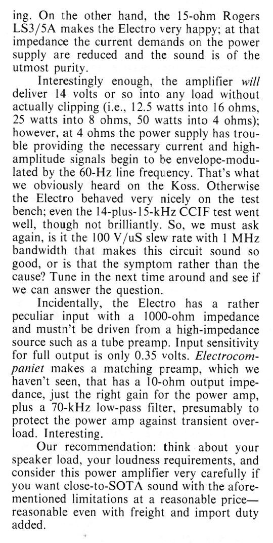 The Audio Critic 1977, page 2