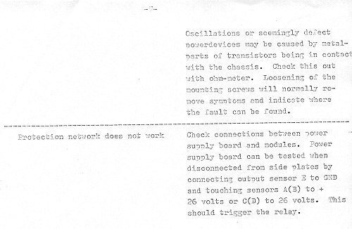 Troubleshooting the amplifier, page 3
